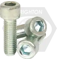 Same Day Shipping 5/8"-11 x 3 1/4" Socket Head Cap Screws, Zinc-Bake Cr+3, Partial Thread, Coarse (UNC), Alloy Steel, Qty 25
