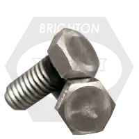 M8-1.00 x 20 mm Hex Cap Screws, Metric Class 10.9, Plain Finish, Full Thread, Fine (UNF), Alloy Steel, ISO 8676, Qty 100 Holiday Sale