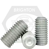 6-32 x 3/16" Socket Set Screws, Cup Point, Mechanical Zinc Cr+3, Coarse (UNC), Alloy Steel, Qty 100 Best Price