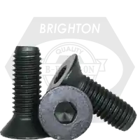 1 1/8"-7 x 3" Flat Head Socket Cap Screws, Thermal Black Oxide, Coarse (UNC), Alloy Steel, Qty 3 Buy Direct