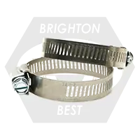 10 (9/16"-1-1/16") (14mm-27mm) 304 Stainless Steel Housing & Band w/ 430 Stainless Steel Zinc Plated Screw (Worm-Gear), Qty 100 Holiday Sale