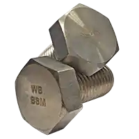 Deal 1"-8 x 4" 316 Stainless Steel B8M Heavy Hex Head Cap Screw, ASTM A193 Class 1, Partially Threaded, Qty 10