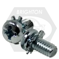 Save Now M5-0.80 x 10 mm Machine Screws w/ External Tooth Lock Washer, Phillips Pan Head, SEMS, Zinc Cr+3, Qty 5000