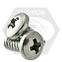 10-24 x 1" Thread Rolling Screws, Phillips Pan Head, Zinc Cr+3 & Wax , Full Thread, Qty 5000 While Supplies Last