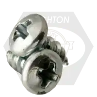 10-16 x 3/8" Self-Tapping Screws, Phillips Truss Head, Type AB, Zinc Cr+3, Full Thread, Qty 8000 Clearance