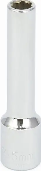 12 mm Deep 6 Point 1/4" Drive Metric Socket, Qty 1 New Arrival