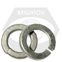 2" Regular Split Lock Washers, Hot-Dipped Galvanized HDG, Qty 80 While Supplies Last