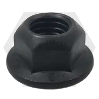 5/16"-18 Hex Flange Cone Lock Nuts (Two Opposite Oval Lock Type) without Serration, Grade G, Phosphate & Oil, Qty 2500 Price Drop