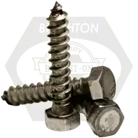 1/2"-6 x 16" Hex Lag Screws, Plain Finish, Low Carbon Steel, Qty 50 Direct From Factory