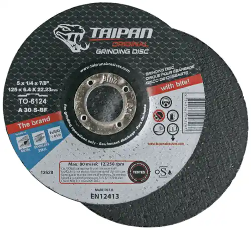 Order Now 7" x 1/4" x 5/8"-11 Nut Arbor Grinding Disc Type 27, Qty 10