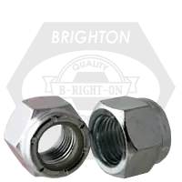 Big Sale 2 3/4"-4 Nylon Insert Lock Nuts, NU (Heavy), Grade N2 (A), Zinc Cr+3, UNC Coarse, Low Carbon Steel, Qty 6