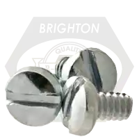 10-32 x 1/2" Machine Screws, Slotted Binder Undercut, Zinc Cr+3, Full Thread, Fine (UNF), Qty 7000 Fast Shipping