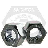 2 1/4"-8 Heavy Hex Nuts, Grade 2H, 8 Pitch, Zinc Cr+3, Coarse (UNC), A194 / SA 194, Qty 10 Price Cut
