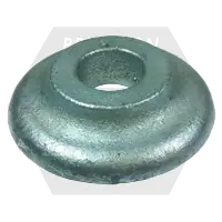1" Ogee Washers, Class 30 Grey Iron, Hot-Dipped Galvanized HDG, Qty 30 Price Drop