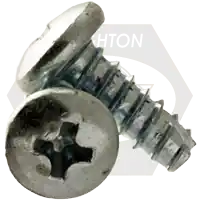 10-16 x 1 1/4" Thread-Cutting Screws, Slotted Indent Hex Washer Head HWH, Type 25 (BT), Zinc Cr+3, Full Thread, Qty 2900 While Supplies Last