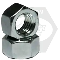 Best Price 2 3/4"-12 Hex Nuts, Zinc Cr+3, Fine (UNF), Low Carbon Steel, Qty 6