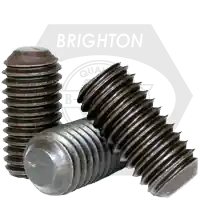 Sale M4-0.70 x 35 mm Socket Set Screws, Flat Point, Metric Class 45H, Black Oxide, Coarse (UNC), Alloy Steel, ISO 4026 / DIN 913, Qty 4000