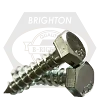 5/8"-5 x 7 1/2" Hex Lag Screws, Zinc Cr+3, Low Carbon Steel, Qty 75 Today Only