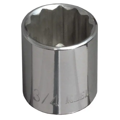 Klein Tools 65706 3/4-Inch Standard 12-Point Socket, 3/8-Inch Drive Grab Now