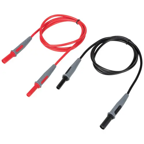 Klein Tools 69359 Lead Adapters, Red and Black, 3-Foot Best Choice