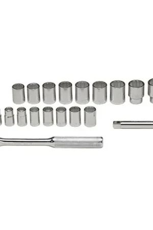1/2" Drive 22 Piece Metric (Wrt 472) USA Socket Master Set, Qty 1 Seasonal Sale