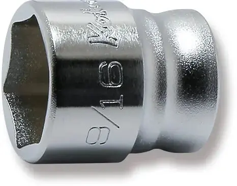 Super Sale Ko-ken 3400AZ-9/16 3/8" Square Drive 6-Point SAE Z-Series Socket in 9/16"