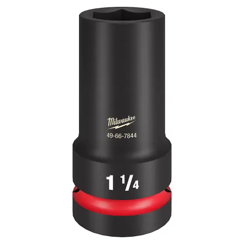 Milwaukee Tool 49-66-7844 SHOCKWAVE Impact Duty 1" Drive 1-1/4" Thin Wall Extra Deep 6 Point Socket Low Price