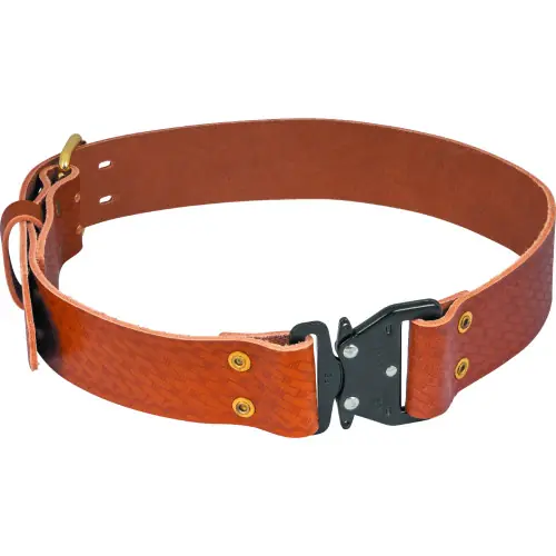 Save Now Klein Tools 5826M Quick Release Leather Belt, Medium