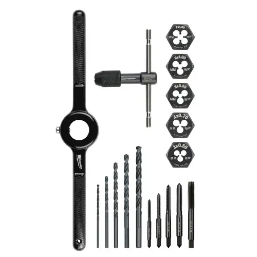 Trending Milwaukee Tool 49-22-5601 17PC Metric Tap and Die Set