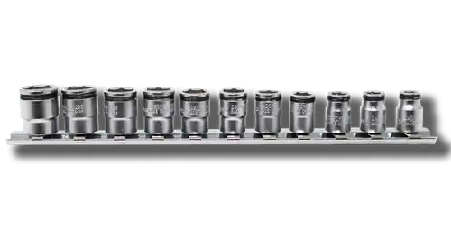 Ko-ken RS2450MS/11 1/4 Sq. Dr. Short NUT GRIP Socket Set, 5-14mm - 11 pieces - RS2450MS/11 Buy Online