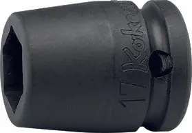 Fan Favorite Ko-ken BD14400MJ-17 1/2 Sq. Dr. 6-Point Anchor Bolt Socket w/ Plastic Stopper 17mm