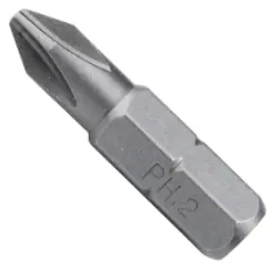 Same Day Shipping 3 x 6" Phillips Bit Phillips Drive Bits, Qty 25