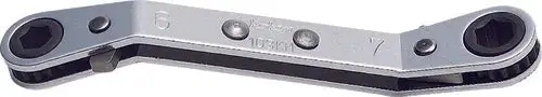 Ko-ken 103KM-12X13 Ratcheting Ring Wrench 12x13mm 6 point Length 145mm Reversible Best Seller