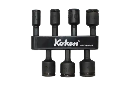 Ko-ken 113.50(2B)/7-H 1/4 Hex Dr. 7 Piece Impact 6-Point Metric NUT GRIP Nut Setters 7-14mm Sale