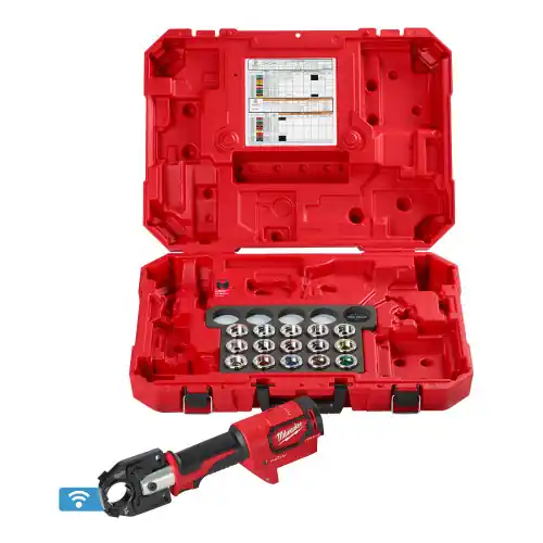 Milwaukee Tool 2679-600CU M18 FORCE LOGIC 600 MCM Crimper with 8 - 600 MCM Cu Dies Time-Limited