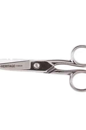 Weekend Sale Klein Tools G100CS Electrician Scissor, Stripping Notches, Serrated