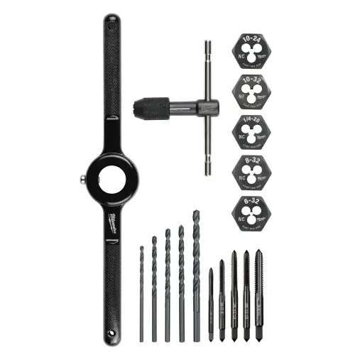 Best Choice Milwaukee Tool 49-22-5600 17PC SAE Tap and Die Set