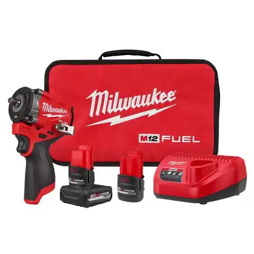 New Arrival Milwaukee Tool 2562-22 M12 FUEL Stubby 3/8" Impact Wrench Kit