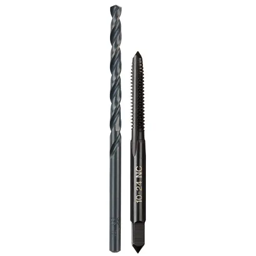 Factory Price Milwaukee Tool 49-57-5525 10-24 NC Straight Flute Plug Tap & 25 Drill Bit
