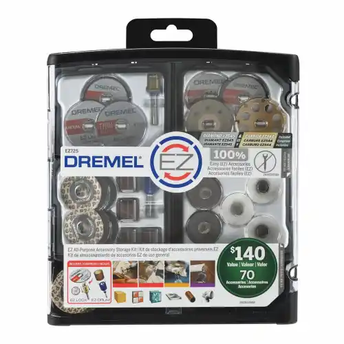 While Supplies Last Dremel EZ725 70-Piece EZ Lock All-Purpose Accessory Kit