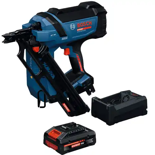 Bosch EXNH18V-90MDB14 Expert Framing Nailer Kit Best Price
