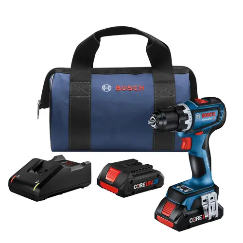 Bosch GSR18V-800CB24 18V Brushless Connected-Ready 1/2 In. Drill/Driver Kit with (2) CORE18V 4 Ah Advanced Power Batteries Get Yours
