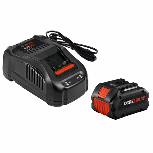 Holiday Sale Bosch GXS18V-12N14 18V Starter Kit with (1) CORE18V 8 Ah High Power Battery and (1) Fast Battery Charger