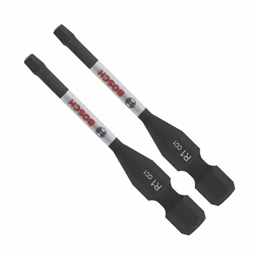 Bosch ITDSQ1202 2 pc. Driven 2 In. Impact Square 1 Insert Bits (2 Pack) Fan Favorite