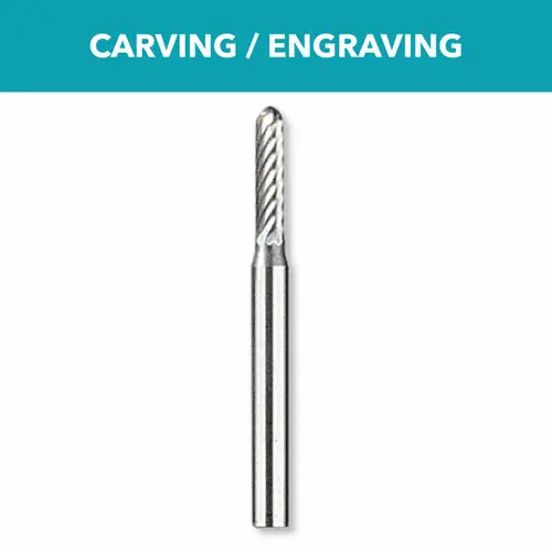 Trusted Brand Dremel 9904 3/32 In. Tungsten Carbide Carving Bit