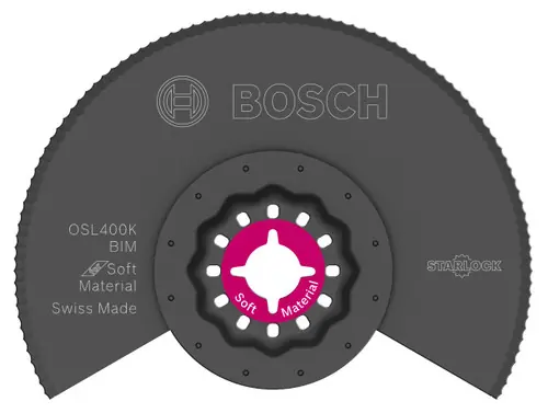 Deal Bosch OSL400K 4 In. Starlock Oscillating Multi Tool Bi-Metal Serrated Knife Segmented Blade
