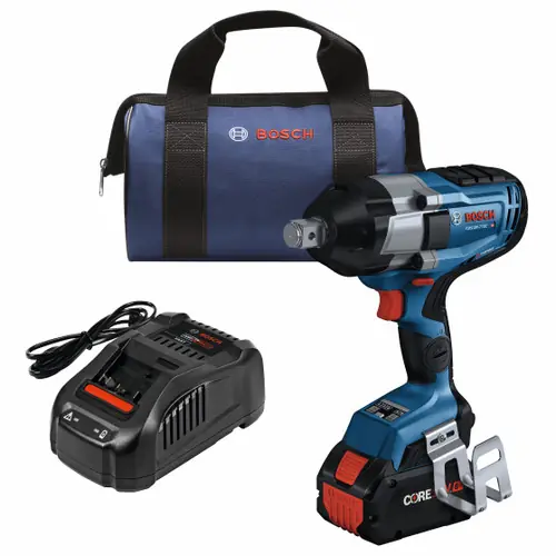 Bosch GDS18V-770CB14 PROFACTOR 18V Connected 3/4 In. Impact Wrench Kit with Friction Ring and Thru-Hole and (1) CORE18V 8 Ah High Power Battery Place Order