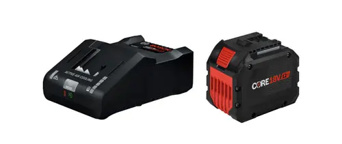 Bosch GXS18V-32N112 18V Starter Kit with (1) CORE18V 12 Ah High Power Battery and (1) 18V 16 Amp Battery Turbo Charger In Demand