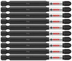 In Demand Bosch ITPH335B 10 pc. Impact Tough 3.5 In. Phillips 3 Power Bits (Bulk Pack) (10 Pack)