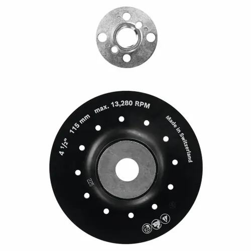 Bosch MGS0450 4-1/2 In. Backing Pad with Lock Nut Next Day Delivery